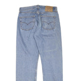 LEVI'S 501 Mens Jeans Blue Regular Straight Denim Medium W31 L31 Classic Button
