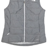 THE NORTH FACE Womens Grey Gilet S Polyester Blend Puffer Quilted Outdoor Vest
