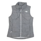 THE NORTH FACE Womens Grey Gilet S Polyester Blend Puffer Quilted Outdoor Vest