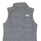 THE NORTH FACE Womens Grey Gilet S Polyester Blend Puffer Quilted Outdoor Vest