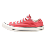 CONVERSE Chuck Taylor All Star Low Top Trainers Red Canvas Womens UK 6