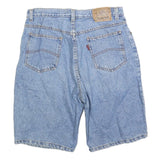 OKLAHOMA Mens Shorts Blue Denim Casual M W31 Cotton Summer Wear