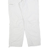 SCHOFFEL Womens White Regular Fit Straight Leg Trousers W34 L30 Outdoor Casual