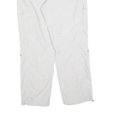 SCHOFFEL Womens White Regular Fit Straight Leg Trousers W34 L30 Outdoor Casual