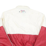 WINSTON Mens White & Red Daytona Racing Zip Jacket S Polyester Blend Motorsport