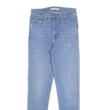 LEVI'S Womens Jeans Blue Slim Skinny Denim Light W24 L30 Cotton Blend Zip