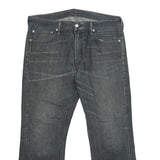 LEVI'S 527 Reg Bootcut Mens Jeans Black Denim Regular Fit W36 L30 Zip Fly