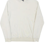 CHAMPION Mens White Pullover Hoodie M Cotton Blend Casual Classic