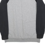VANS Mens Grey & Black Crew Neck M Cotton Blend Sweatshirt Printed Logo