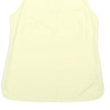 COAST Womens Yellow Sleeveless Top High Neck Plain UK 8 Summer Elegant