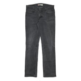 LEVI'S 511 Mens Slim Jeans Black Denim W34 L34 Stylish Cotton Blend Zip Closure