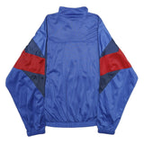 SIMMONS Mens Blue Red & Navy Colourblock Zip Jacket 2XL Polyester Athletic Fit