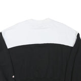 FILA Womens Black & White Crew Neck M Cotton Blend Sweatshirt Casual Pullover