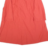 ZARA BASIC Womens Red Jacket XS Cotton Button Closure Classic Fit Plain