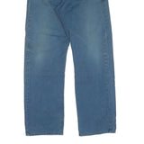 LEVI'S Mens Cotton Blue Regular Straight Trousers W32 L32 Classic Zip Closure