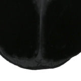 Womens Black Faux Fur Jacket M Polyester Blend Plush Soft Fabric Easy Wear