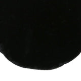 Womens Black Faux Fur Jacket M Polyester Blend Plush Soft Fabric Easy Wear