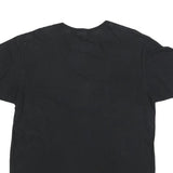 THE BEATLES Mens Black Graphic T-Shirt L Short Sleeve Crew Neck Band Vintage