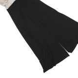 PHASE EIGHT Womens Cream & Black Sleeveless Wide-Leg Playsuit UK 10 Elegant