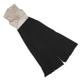 PHASE EIGHT Womens Cream & Black Sleeveless Wide-Leg Playsuit UK 10 Elegant