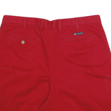 CHAPS Mens Shorts Red Casual Classic XL W34 Pocketed Cotton Blend
