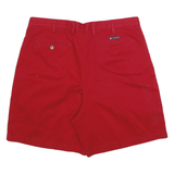 CHAPS Mens Shorts Red Casual Classic XL W34 Pocketed Cotton Blend