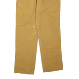 DICKIES Mens Cotton Blend Brown Regular Straight Trousers W32 L32 Workwear