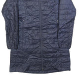 PATAGONIA Womens Navy Blue Quilted Polyester Jacket S Zip Pockets Lightweight