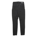 LEVI'S 721 High Rise Skinny Womens Jeans Black Slim Denim Medium W26 L28