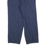 LINEA DUE Womens Wool Blend Navy Regular Fit Straight Leg Trousers W30 L30 Smart