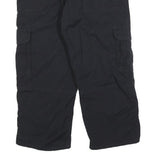CARHARTT Womens Cotton Blend Black Regular Cargo Trousers W32 L20 Workwear