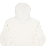 CHAMPION Mens White Pullover Hoodie M Cotton Blend Sweatshirt