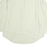 CHAPS Mens Cream Shirt L Button-Down Cotton Casual Long Sleeve Pocket