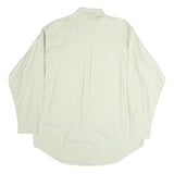 CHAPS Mens Cream Shirt L Button-Down Cotton Casual Long Sleeve Pocket