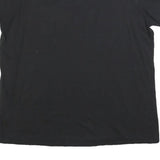 LEVI'S Womens Black Classic T-Shirt 2XL Short Sleeve Crew Neck Cotton Blend