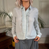 Koton Shirt - Small Blue Viscose