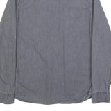 LEE Mens Grey Shirt XL Cotton Classic Long Sleeve Button Pocket