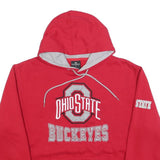 COLOSSEUM Mens Red Ohio State Buckeyes Pullover Hoodie M Cotton Blend