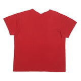 ADIDAS Mens Red Impossible Is Nothing Graphic T-Shirt XL Short Sleeve Crew Neck
