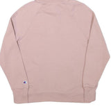 CHAMPION Womens Pink Pullover Hoodie M Cotton Blend Casual Sportswear
