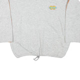 Mens Grey Sweatshirt I.A.W.A V-Neck L Casual Cotton Blend Pullover