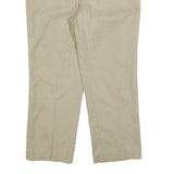 DICKIES Mens Cotton Blend Beige Regular Fit Straight Leg Trousers W36 L28