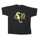 THE BEST Mens Black 20 Year Reunion XL Short Sleeve Crew Neck Printed T-Shirt