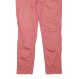 LEVI'S Womens Cotton Blend Pink Slim Straight Trousers W37 L30 Stylish