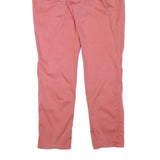 LEVI'S Womens Cotton Blend Pink Slim Straight Trousers W37 L30 Stylish