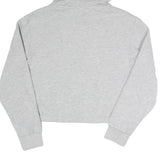 FILA Womens Grey Hoodie UK 12 Cotton Blend Pullover Casual Sportswear