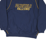 RUSSELL ATHLETIC Mens Navy & Yellow Fairfield Falcons V-Neck XL Sweatshirt