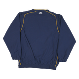 RUSSELL ATHLETIC Mens Navy & Yellow Fairfield Falcons V-Neck XL Sweatshirt