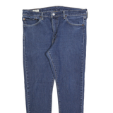 LEVI'S 512 BIG E Mens Jeans Blue Slim Skinny Denim Medium W36 L30 Classic Zip