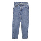 CARHARTT Womens Slim Blue Denim Jeans W28 L28 Cotton Blend Zip Casual Workwear